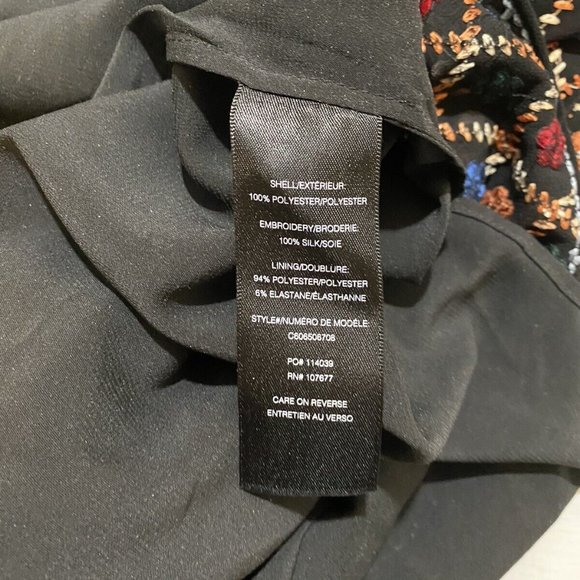 Alice + Olivia Gillian Embroidered beads Embellished women's shift dress sz S - Picture 8 of 8